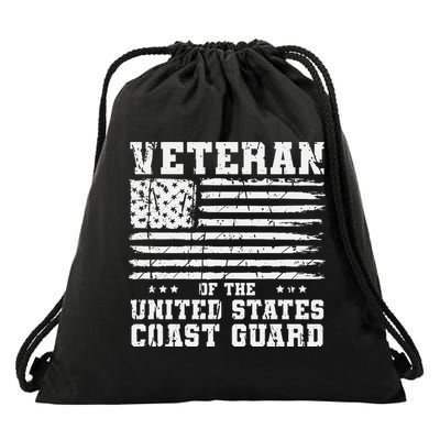 Veteran Of The United States Coast Guard Drawstring Bag
