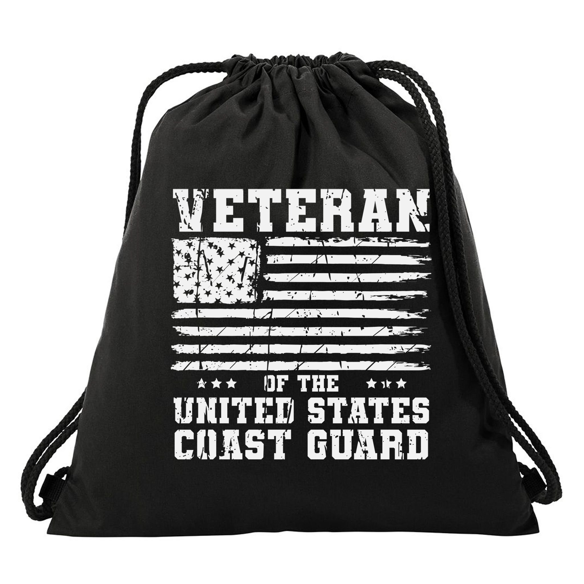 Veteran Of The United States Coast Guard Drawstring Bag