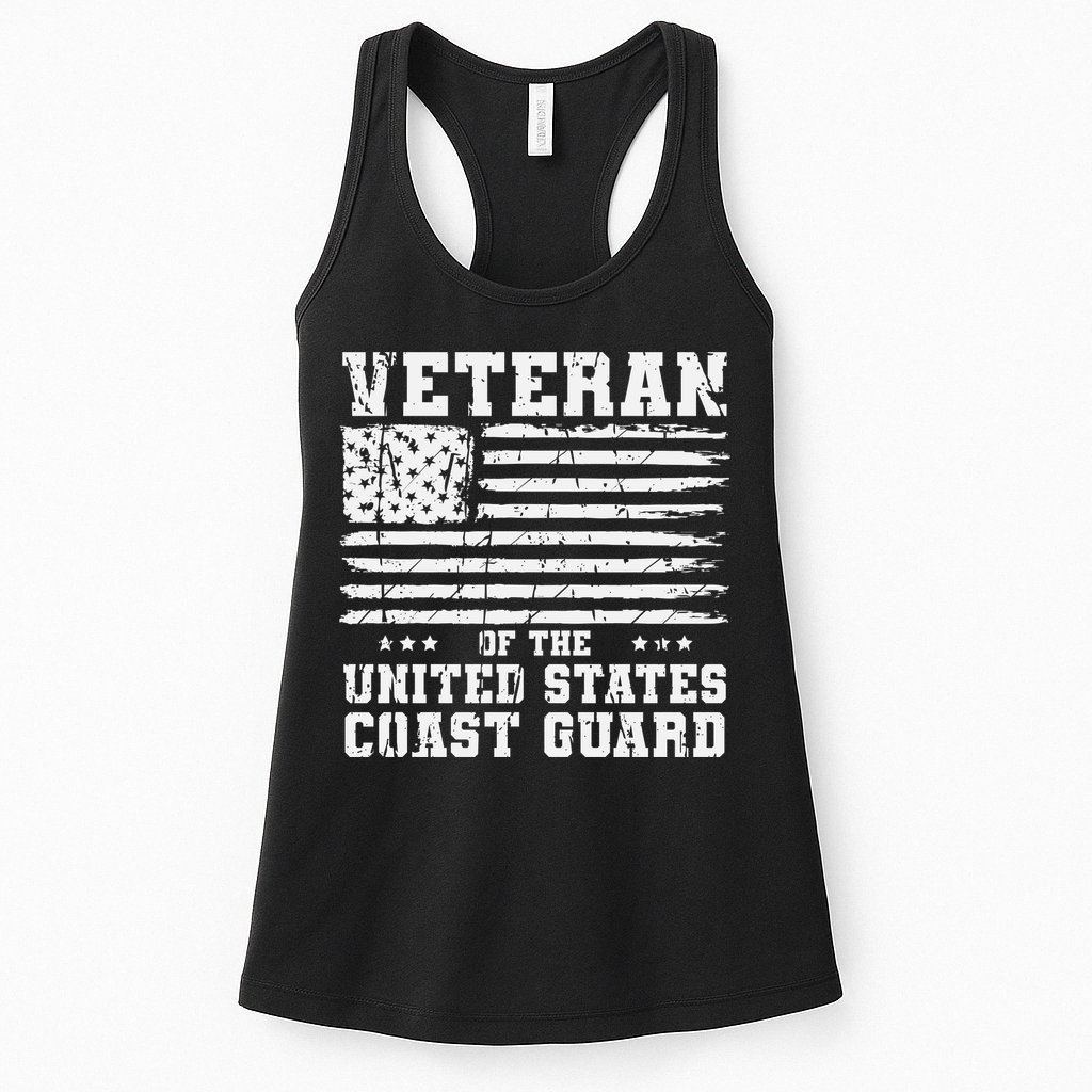 Veteran Of The United States Coast Guard Womens Tank Top