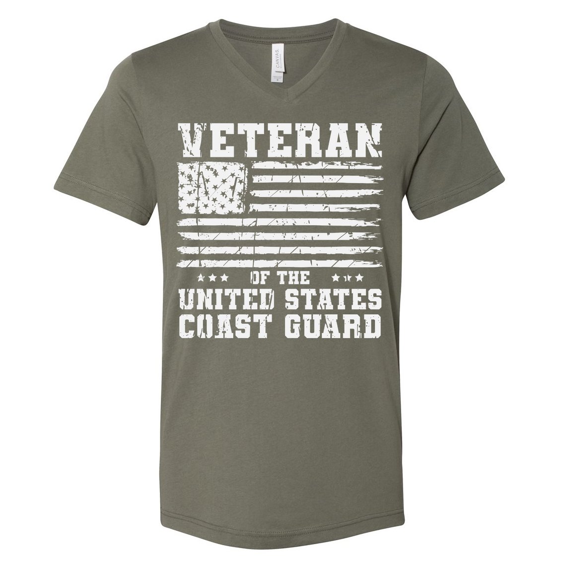 Veteran Of The United States Coast Guard V-Neck T-Shirt