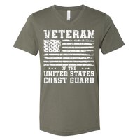 Veteran Of The United States Coast Guard V-Neck T-Shirt