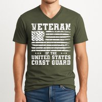 Veteran Of The United States Coast Guard V-Neck T-Shirt