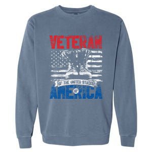 Veteran Of The United States Of America Veterans Day Gift Garment-Dyed Sweatshirt