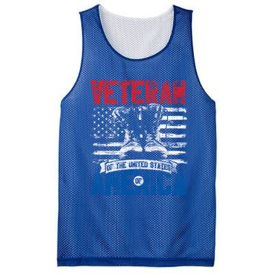 Veteran Of The United States Of America Veterans Day Gift Mesh Reversible Basketball Jersey Tank