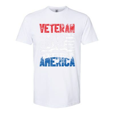 Veteran Of The United States Of America Veterans Day Gift Softstyle CVC T-Shirt