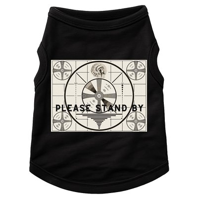 Vintage Old Test Pattern Please Stand By Tv Doggie Tank