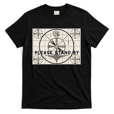 Vintage Old Test Pattern Please Stand By Tv T-Shirt
