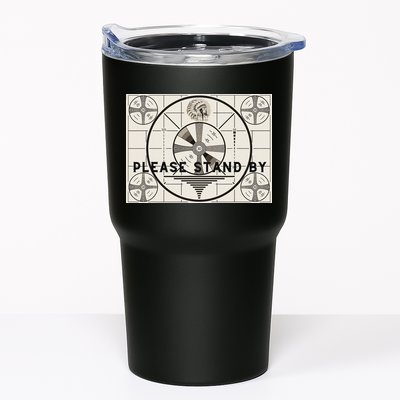 Vintage Old Test Pattern Please Stand By Tv Tumbler