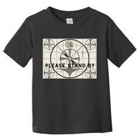 Vintage Old Test Pattern Please Stand By Tv Toddler T-Shirt