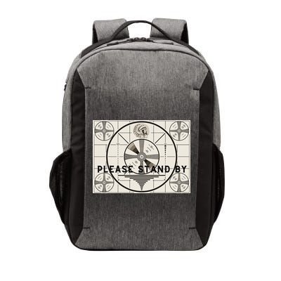 Vintage Old Test Pattern Please Stand By Tv Vector Backpack