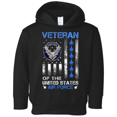 Veteran of the United States US Air Force USAF Toddler Hoodie