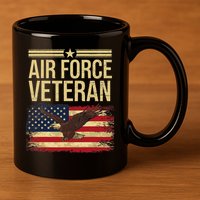 Veteran Of The United States Us 11oz C Handle Ceramic Mug
