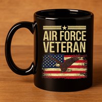 Veteran Of The United States Us 11oz C Handle Ceramic Mug