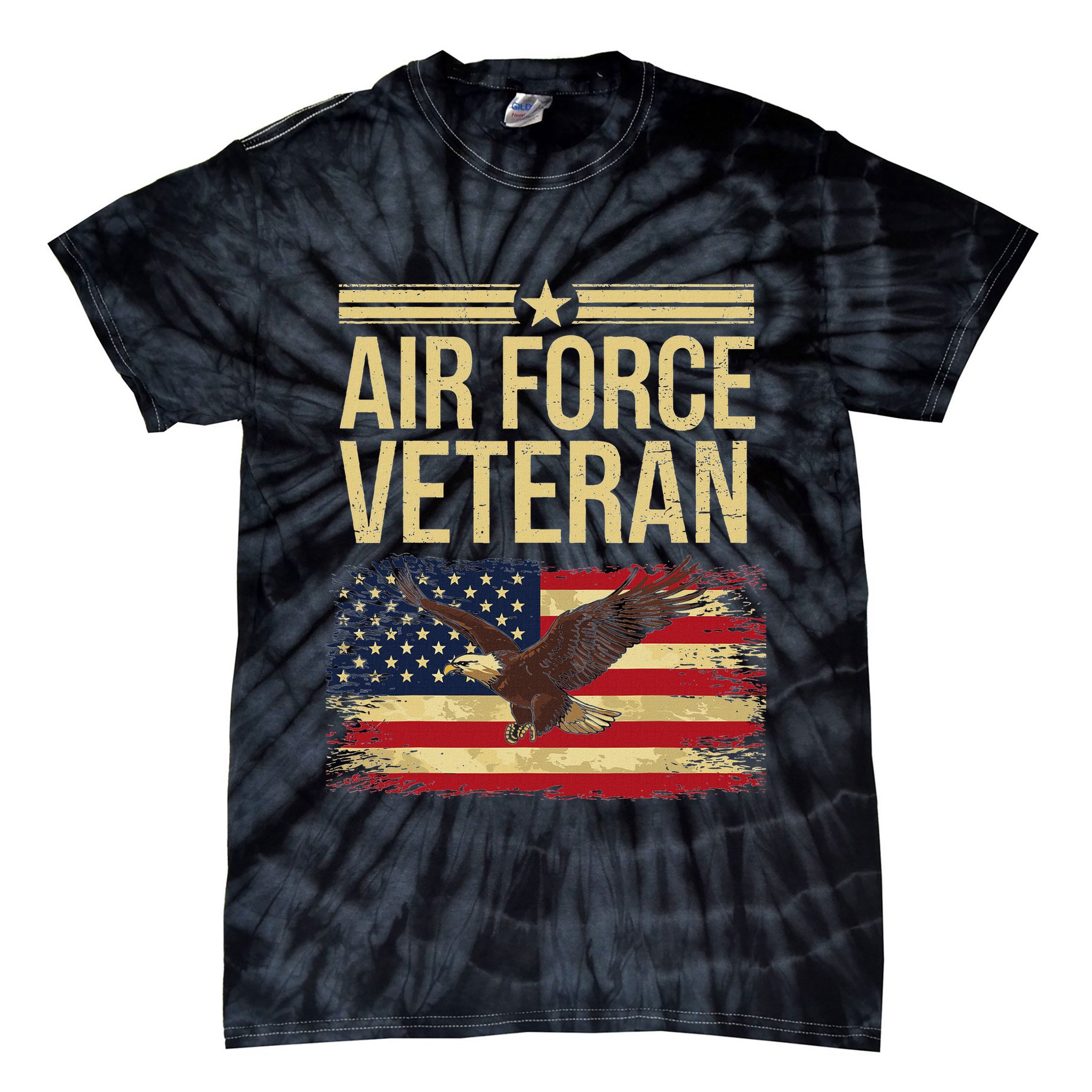 Veteran Of The United States Us Tie-Dye T-Shirt