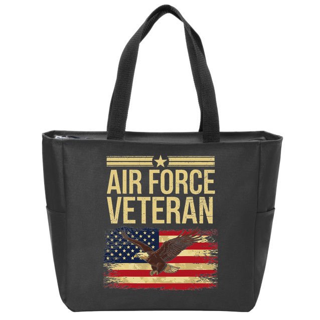 Veteran Of The United States Us Zip Tote Bag
