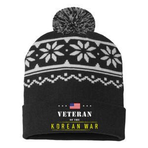 Veteran Of The Korean War USA-Made Snowflake Beanie