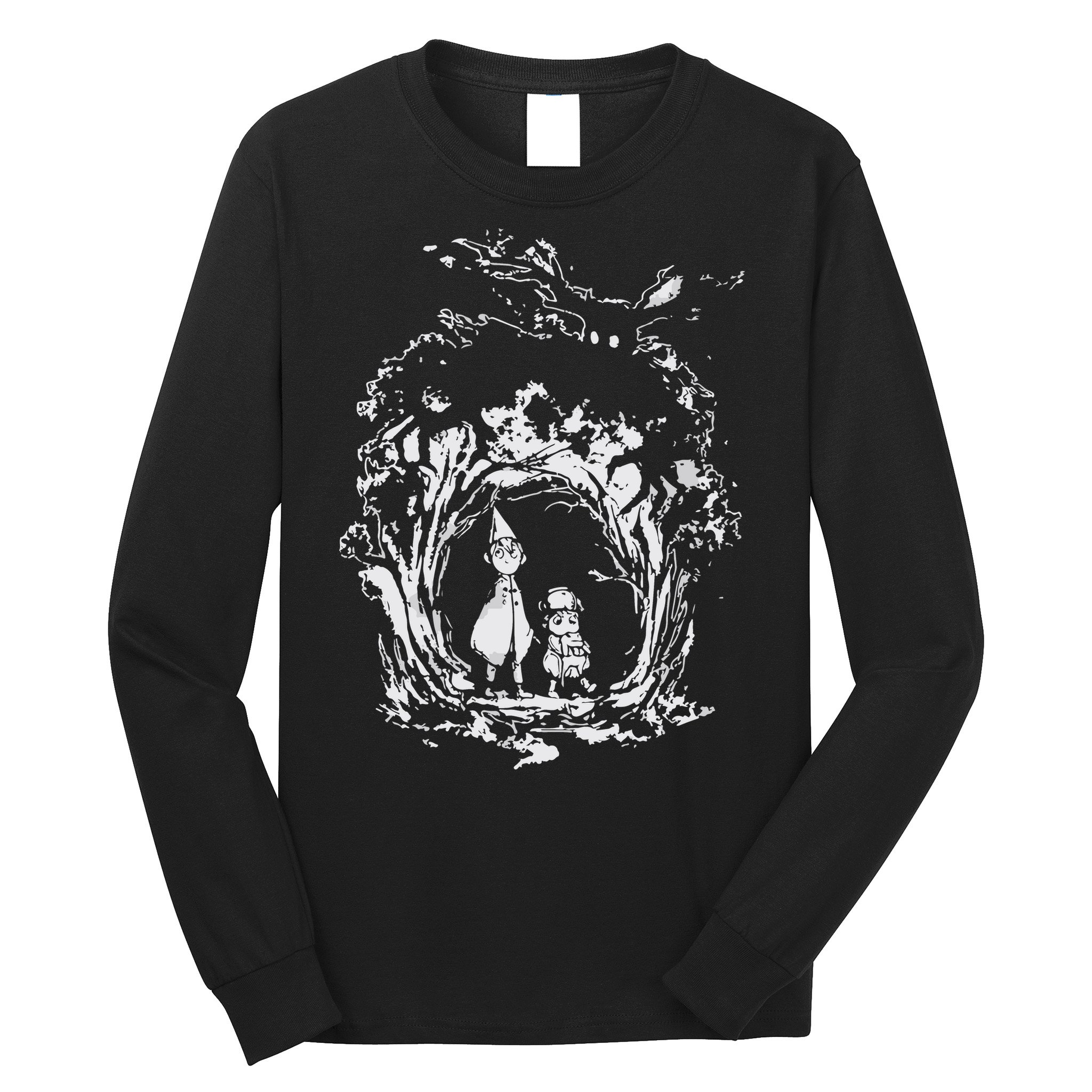 Vintage Over The Garden Wall Halloween Pottsfield Long Sleeve Shirt