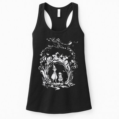 Vintage Over The Garden Wall Halloween Pottsfield Womens Tank Top