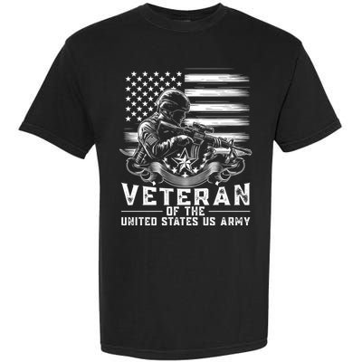 Veteran Of The United States Usa Army Patriotic Garment-Dyed Heavyweight T-Shirt