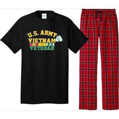 Veteran Of The United States Army Camouflage Us Flag Gift Pajama Set