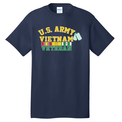 Veteran Of The United States Army Camouflage Us Flag Gift Tall T-Shirt