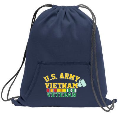 Veteran Of The United States Army Camouflage Us Flag Gift Sweatshirt Cinch Pack Bag