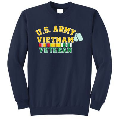 Veteran Of The United States Army Camouflage Us Flag Gift Tall Sweatshirt