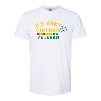 Veteran Of The United States Army Camouflage Us Flag Gift Softstyle CVC T-Shirt