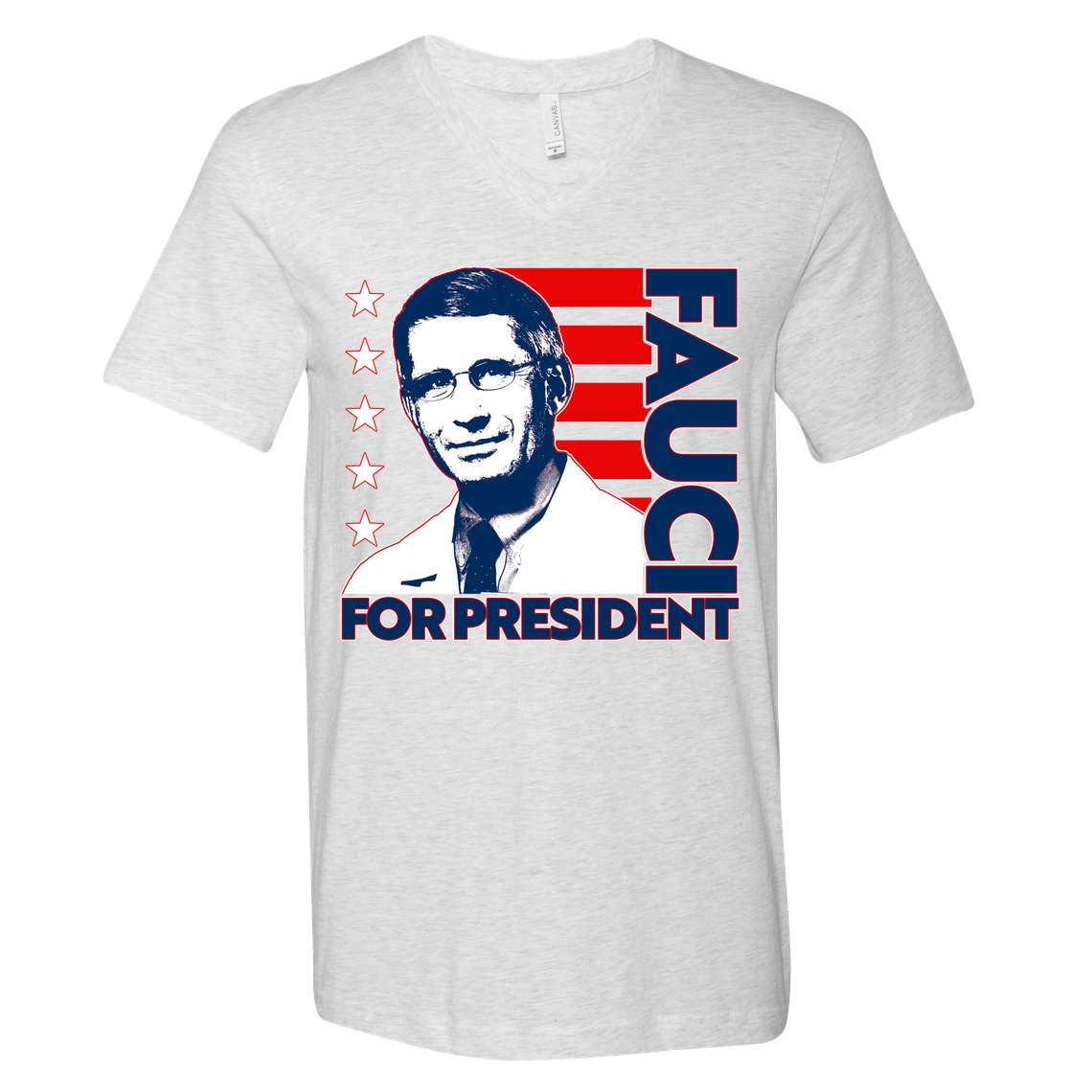 Vote Dr Fauci For President V-Neck T-Shirt