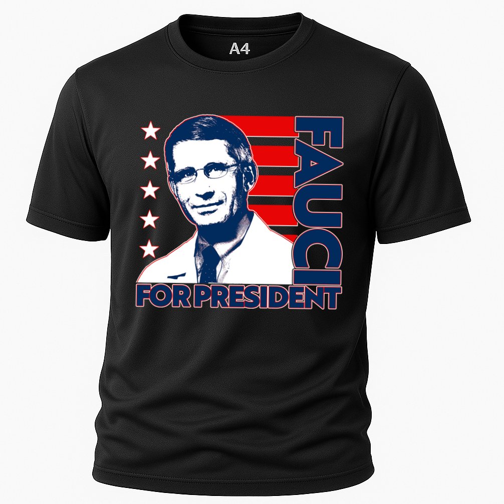 Vote Dr Fauci For President Cooling Performance Crew T-Shirt