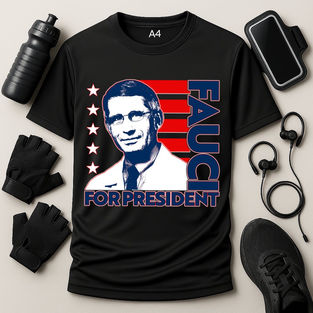 Vote Dr Fauci For President Cooling Performance Crew T-Shirt