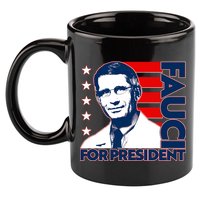 Vote Dr Fauci For President 11oz C Handle Ceramic Mug