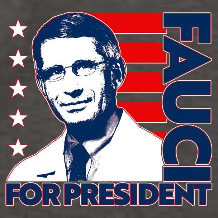 Vote Dr Fauci For President Vector Backpack