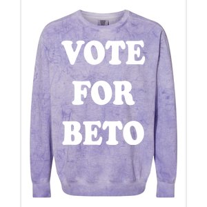 Vote For Beto Colorblast Crewneck Sweatshirt