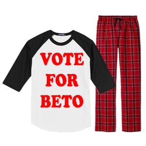 Vote For Beto Raglan Sleeve Pajama Set