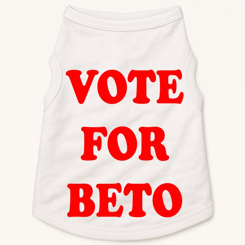 Vote For Beto Doggie Tank