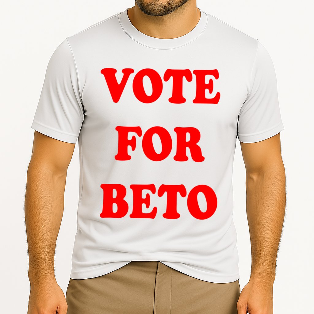 Vote For Beto Cooling Performance Crew T-Shirt
