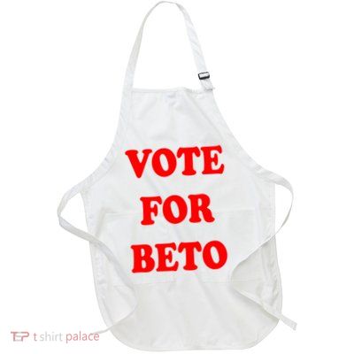 Vote For Beto Full-Length Apron With Pockets