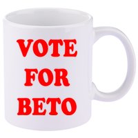 Vote For Beto 11oz C Handle Ceramic Mug