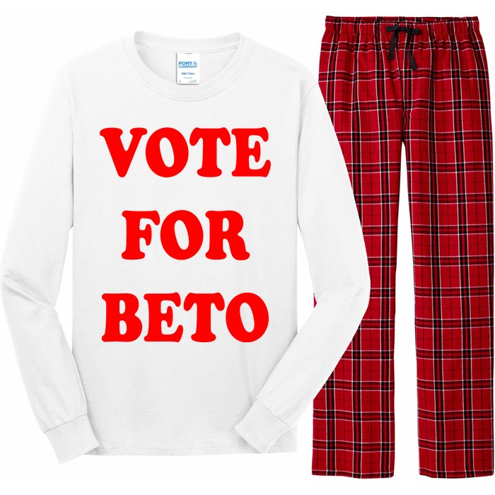 Vote For Beto Long Sleeve Pajama Set