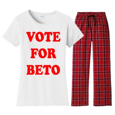 Vote For Beto Women's Flannel Pajama Set