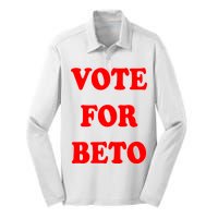 Vote For Beto Silk Touch Performance Long Sleeve Polo