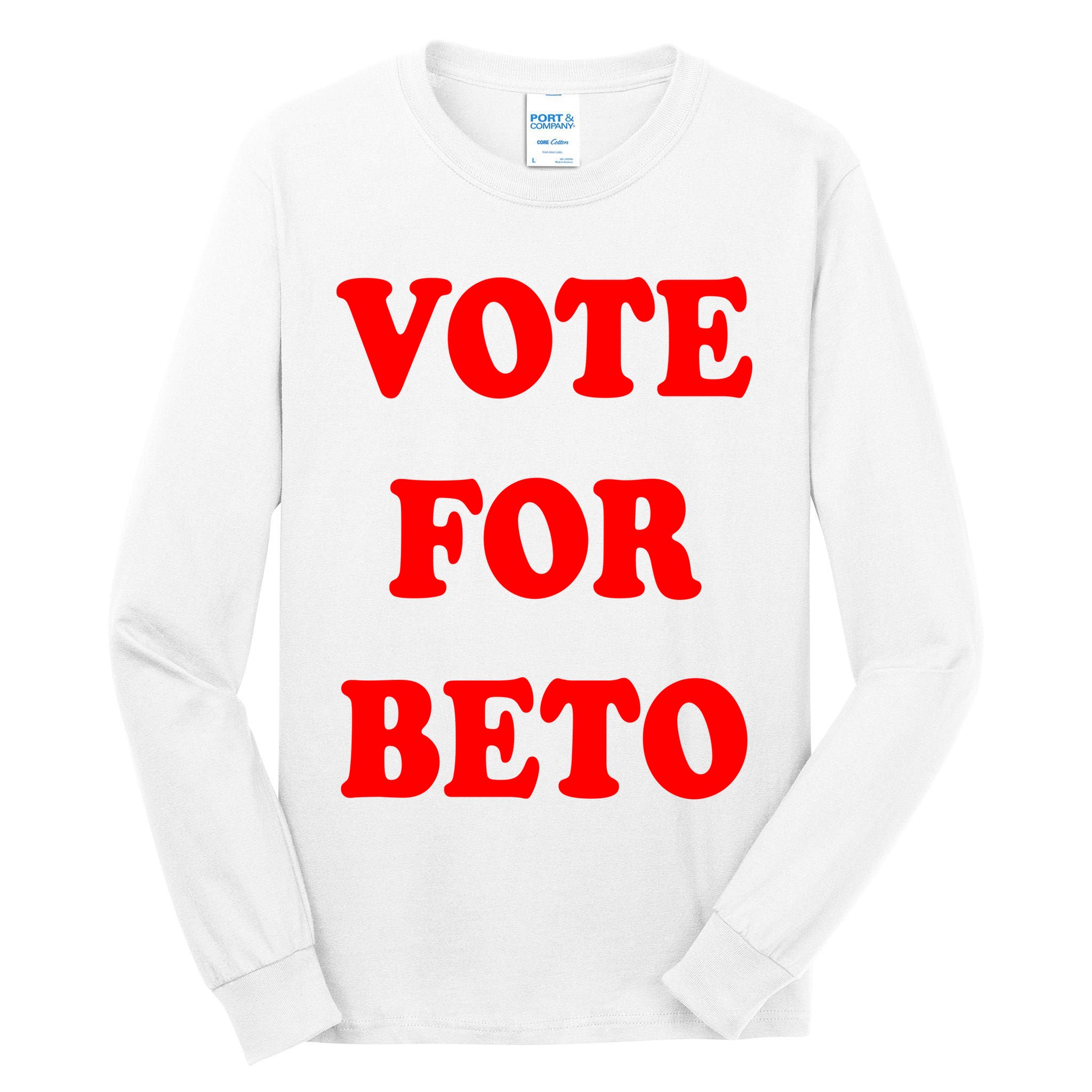 Vote For Beto Tall Long Sleeve T-Shirt