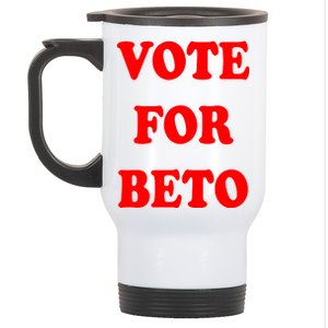 Vote For Beto Stainless Steel Travel Mug