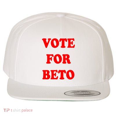 Vote For Beto Wool Snapback Cap