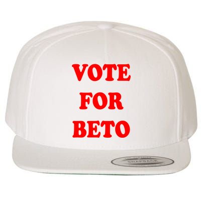 Vote For Beto Wool Snapback Cap