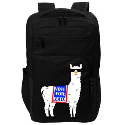 Vote For Beto Llama Impact Tech Backpack