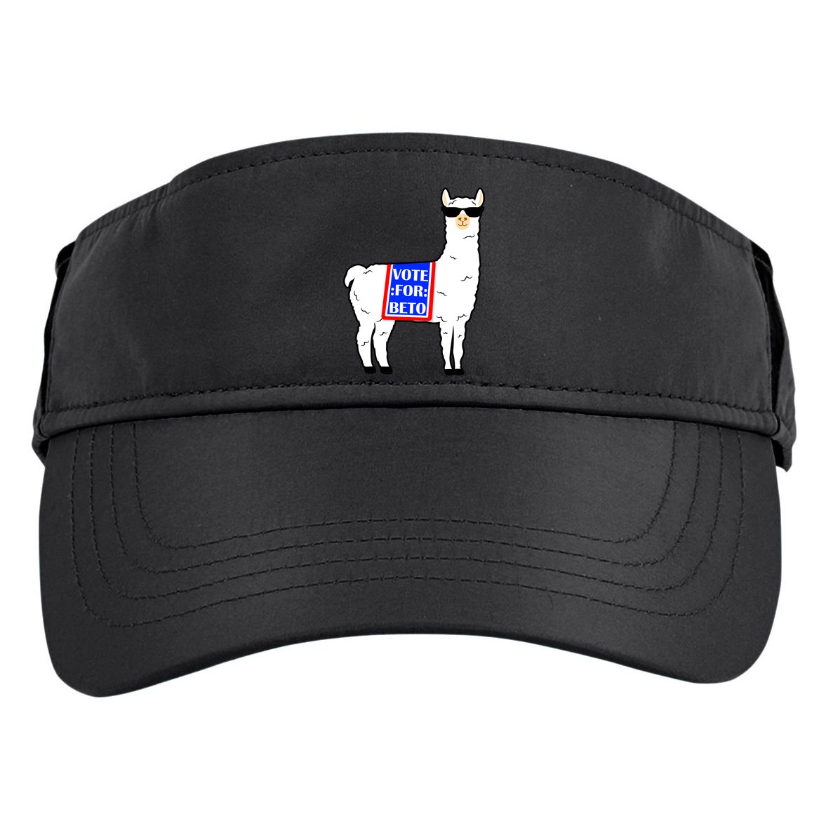Vote For Beto Llama Adult Drive Performance Visor