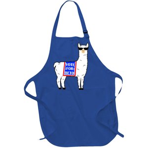 Vote For Beto Llama Full-Length Apron With Pockets