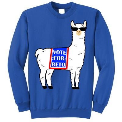 Vote For Beto Llama Sweatshirt